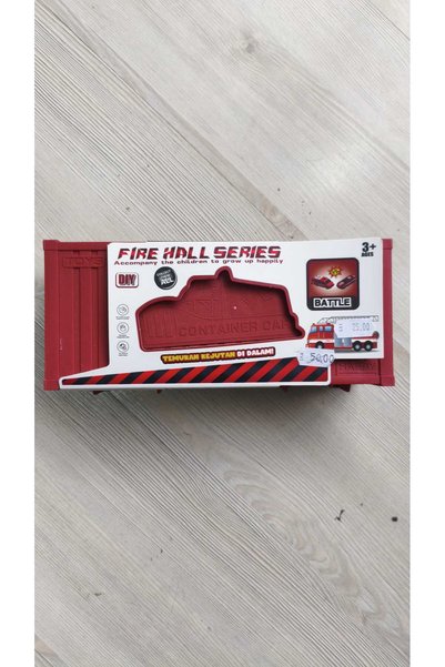 Generic Brand Set de jucării pompieri, seria Fire Hall, mașină container, 23x...