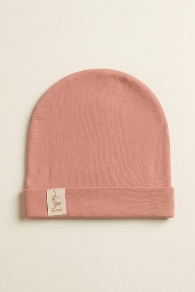 LOGO AKSESUAR Unisex Baby 100% Cotton Interlock Beanie with "Nature" Print, 0...