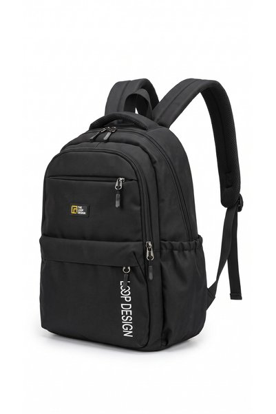LOOP DESIGN Unisex Multi-Compartment Everyday and School Laptop Backpack
