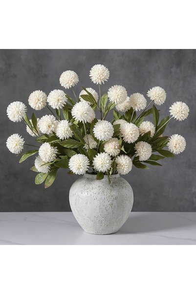 Choice 1Pcs White 4 Heads Daisy Silk Dandelion Artificial Flowers 70CM Fake F...
