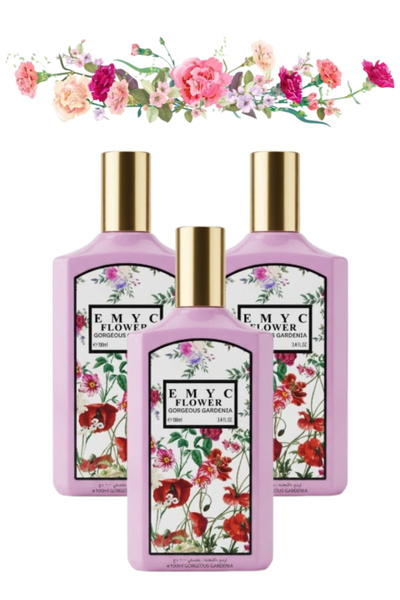 EMYC PERFUMES 3 قطع فلاور جورسيز Gardenia Perfume 100ML
