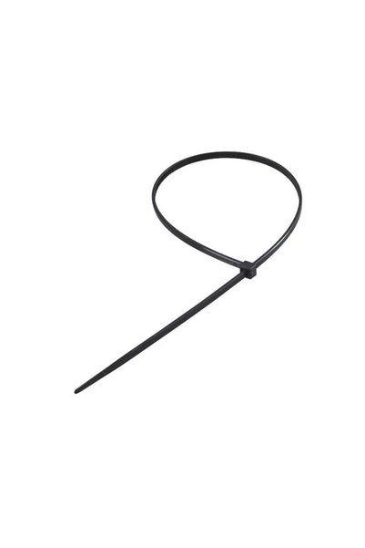 SCAME Curelușe pentru cabluri 3,5 x 140 mm negre, 100 buc.