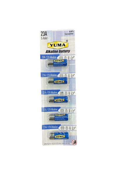 NW NessiWorld Yuma 23A Mn23 V23A V23Ga 12 Volt Alkaline Battery 5 Pack