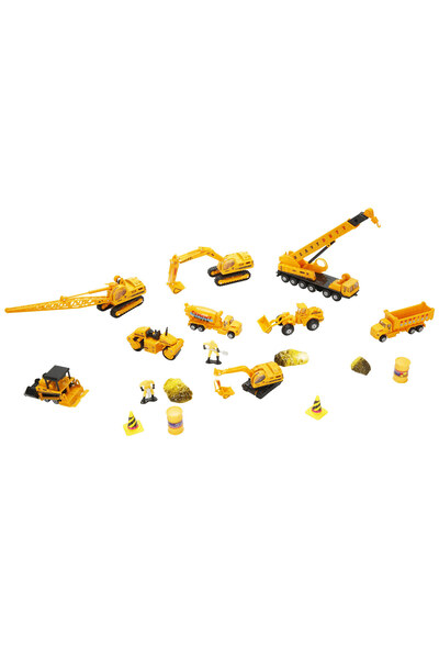 Feyza Oyuncak | 20-Piece Construction Vehicle Set | Ages 3+ | 1 Set | Imagina...