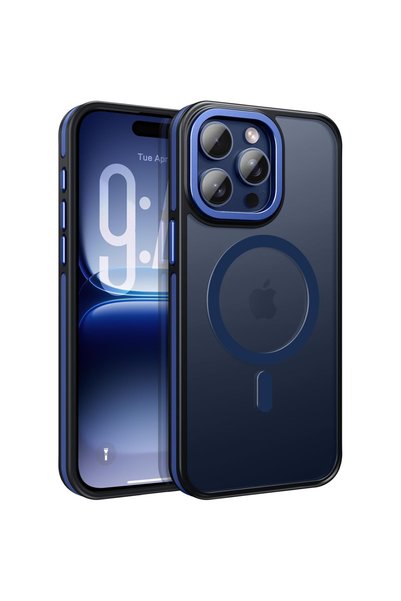 GrandMobile Husa pentru iPhone 15, Anti-alunecare, Rezistentă la șocuri, Prot...