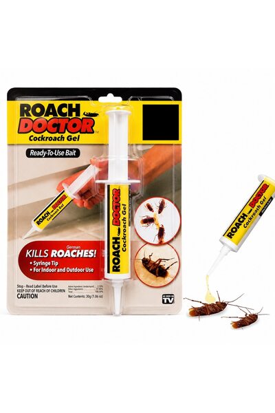 HAPPY JOKER Gel insecticid anti-gândaci, seringă cu aplicator, 30 g, HAPPY JO...