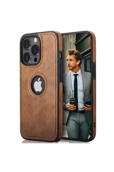 GrandMobile Husa Business din Piele pentru iPhone 13 Pro, Brown