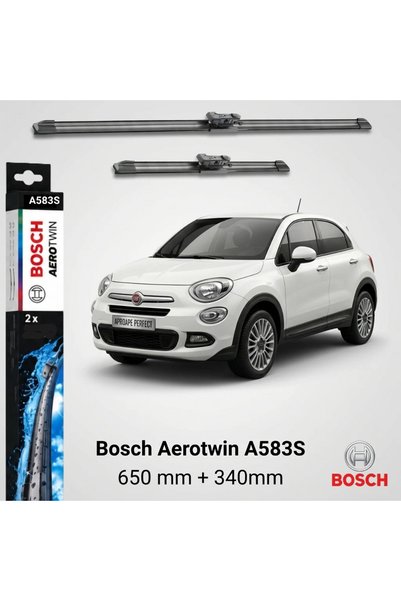 Bosch Lame ștergătoare pentru Fiat 500X 334 din 11.2014 fără senzor de ploaie...