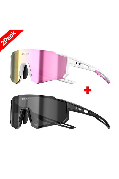 Choice sports glasses 2 pack-0410 SCVCN New Outdoor Sport Cycling Sunglasses ...