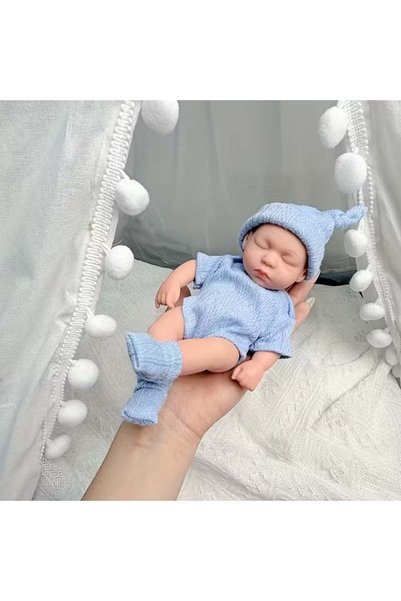Choice دمية reborn صغيرة من سويترBL بطول 7.87 بوصة، دمية نائمة بطول 20 سم، دم...
