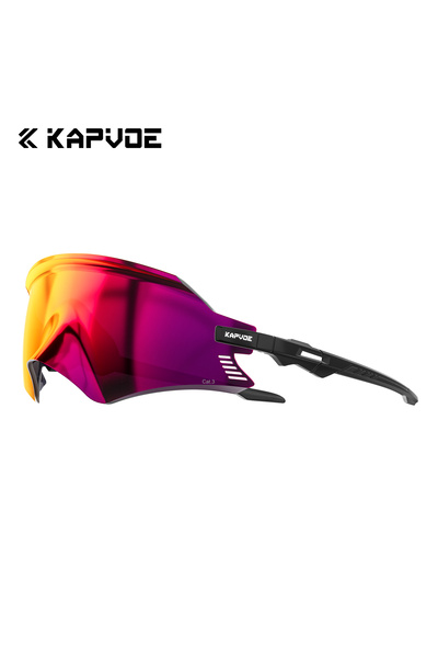 KAPVOE sports glasses K2-Q-1L-03 Photochromic Cycling Sunglasses Men Road Dri...
