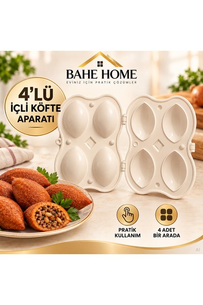 bahe home 4-Piece Stuffed Meatball Maker: Practical Shaping Mold