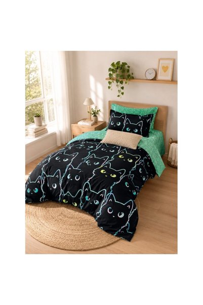 JOJO HOME Σετ Κλινοσκεπασμάτων Μονό, Jojo Home, Finet, Παπλωματοθήκη Διπλής Ό...