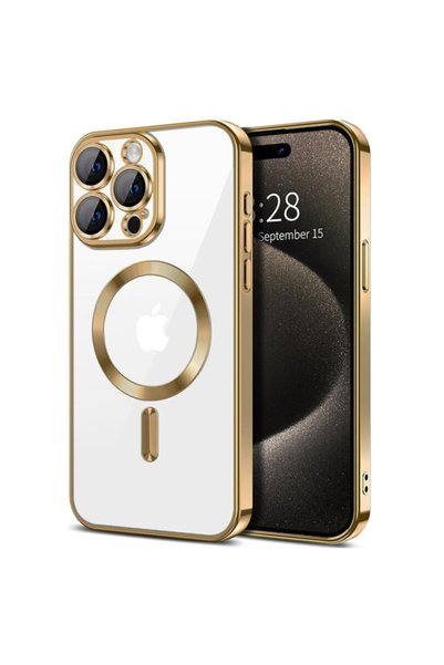 GrandMobile Husa Luxury MagSafe cu Protectie Lentile Camera si Anti-Shock pen...