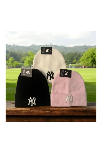 w white stars sports & wear 3-Piece Beanie Set
