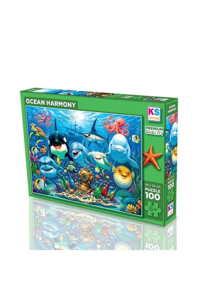 Ks Puzzle 31508 Ocean Harmony 100-Piece Puzzle