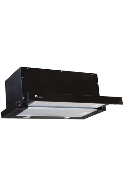 Tornado Hota, 60 cm, 1200 m³/h, 3 Trepte, Filtru Aluminiu 5 Straturi, Ilumina...