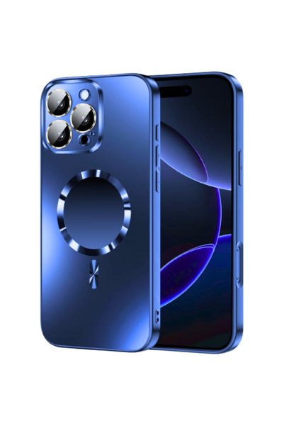GrandMobile Husa iPhone 13 Pro Max, MagSafe AG Glass Shockproof - Protectie C...