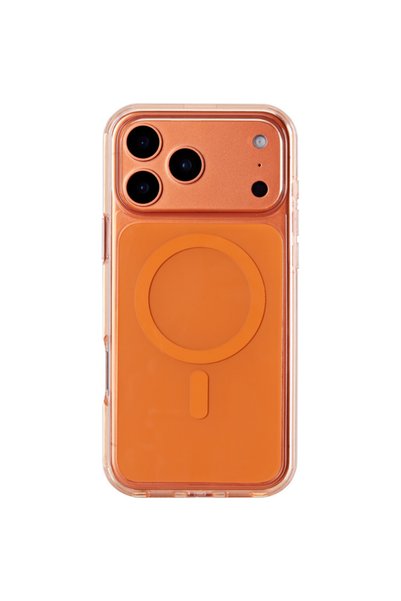 GrandMobile Husa iPhone 17 Pro/ 18 Pro, Lowkey MagSafe, Orange