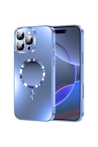 GrandMobile Husa iPhone 12 Pro, MagSafe AG Glass Shockproof - Protectie Camer...
