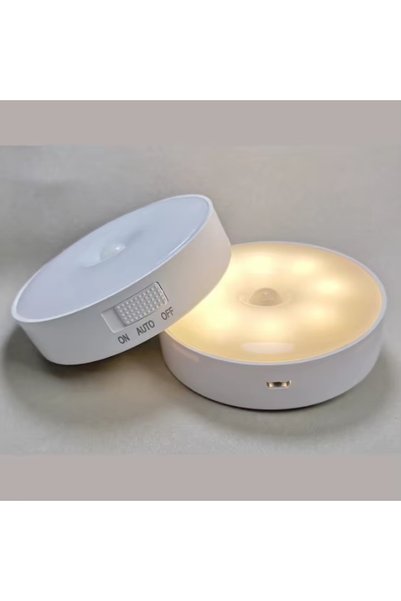 Choice مصباح ليلي ذكي يعمل بمستشعر حركة الجسم، مزود بإضاءة LED دافئة، قطعتان،...