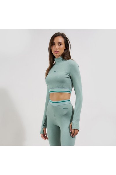 Admiral Γυναικείο Crop Top Μακρυμάνικο Αθλητικό Grela Gym