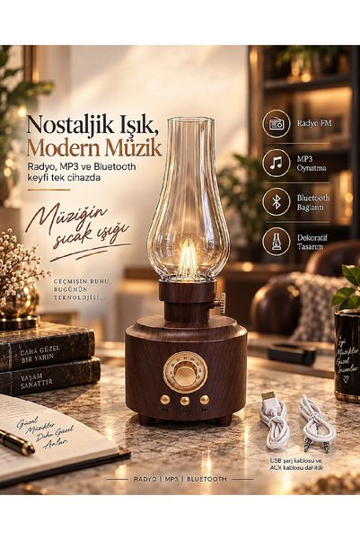 Yage NOSTALJİK GECE LAMBALI RADYO YG-891 1 Adet