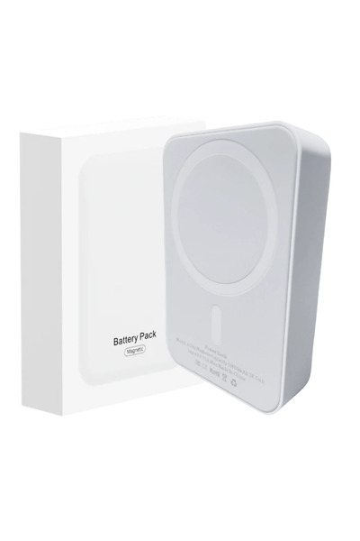 GrandMobile Baterie Externa MagSafe pentru iPhone, 10.000 mAh, Port Incarcare...