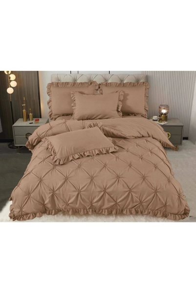 OEM Embroidered Double Bed Linen, Finet, 4 pieces, 2 persons, Plain, 230x250c...