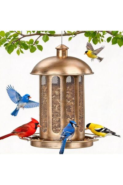XICEN Bird Feeder, Large Capacity Bird Feeders for Outdoor Hanging, Heavy Dut...