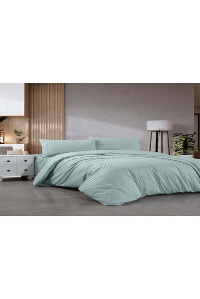 Home Still Set de lenjerie de pat Damasc, Polibumbac, 2 persoane, 240x260,