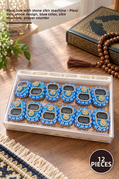 Yenilig 12 Pieces of Plexi Boxed Stone Zikirmatik – Plexi Box, Stone Design, ...