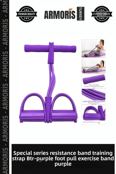 Armoris Special Series Stretching Rope Training Band Btr-Purple Foot Pulling ...