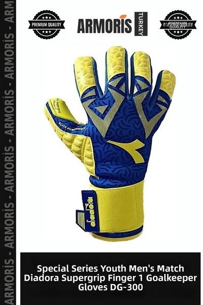 Armoris Special Series Youth Men's Match Diadora Supergrip Finger 1 Goalkeepe...