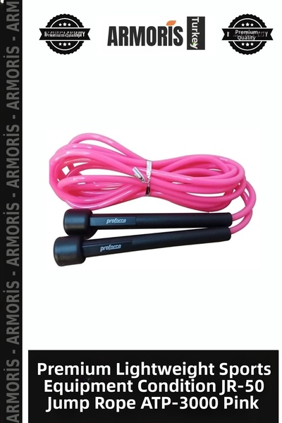 Armoris Premium Light Weight Fitness Equipment Jr-50 Jump Rope Atp-3000 Pink