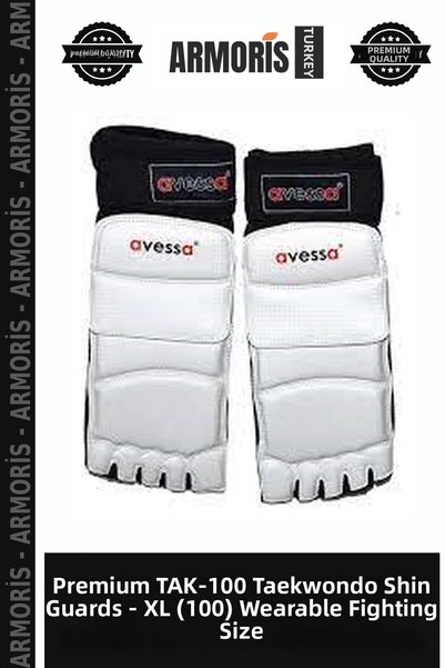 Armoris Premium Tak-100 Taekwondo Foot Protector -Xl (100) Wearable Size Figh...