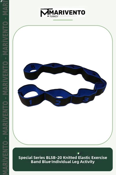 Generic Brand Special Series Blsb-20 Knitted Elastic Exercise Band Blue Activ...