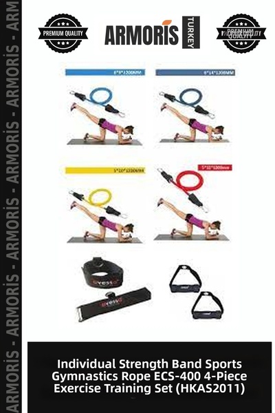 Armoris Power Band Individual Sports Gymnastics Rope Ecs-400 Set of 4 Exercis...