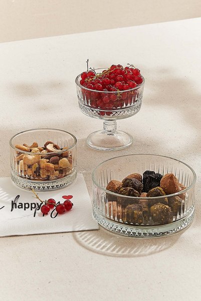 Paşabahçe 4-Piece Elysia Cookie Jar Set, 230 Cc.