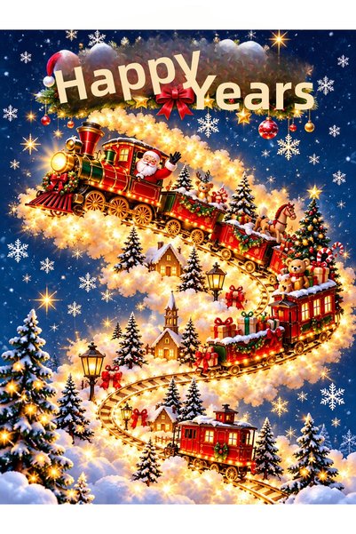 PROMISEBACKDROP2 Christmas Themed, Welcome New Year, Happy New Year, Photo Sh...