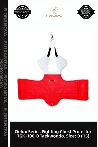 Generic Brand Delux Series Combat Stock Size Tgk-100-0 Taekwondo Chest Protec...