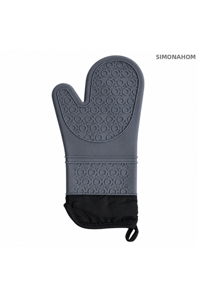 parlakcam Si̇monahome 35 cm Silicone Oven Mitt, Heat-Resistant, Non-Slip, and...