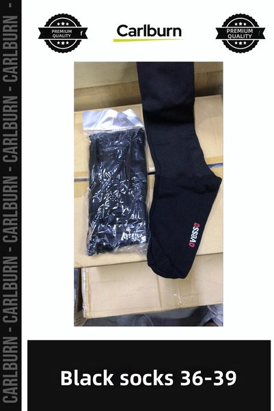 Carlburn Premium Black Socks 36-39 Style Accessory Textile