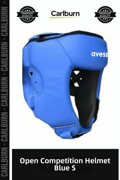 Carlburn Delux Series Open-Face Combat Helmet, Blue, Size S, Sports Equipment...