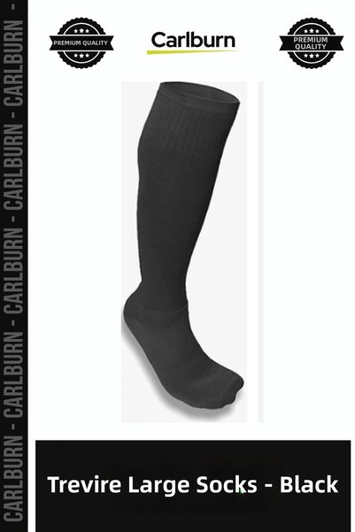 Carlburn Premium Trevire Long Socks - Black Special Edition Apparel