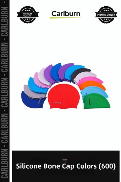 Carlburn Special Edition Silicone Swim Caps—Solid Colors (600) Swim Cap Acces...
