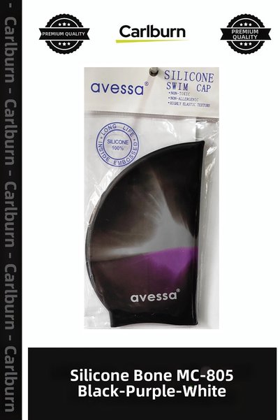Carlburn Deluxe Series Silicone Ball MC-805 Black-Purple-White Equipment Pool...
