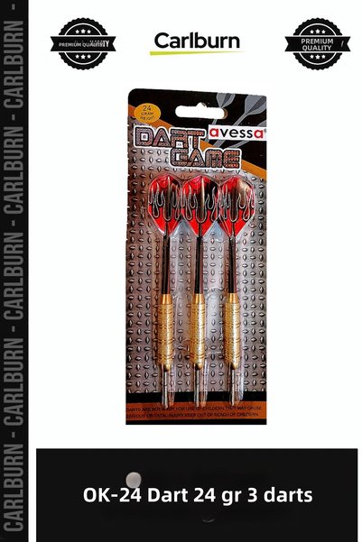 Carlburn Custom-Made OK-24 Dart, 24 g, Pack of 3, Tactical Game, Sports Equip...