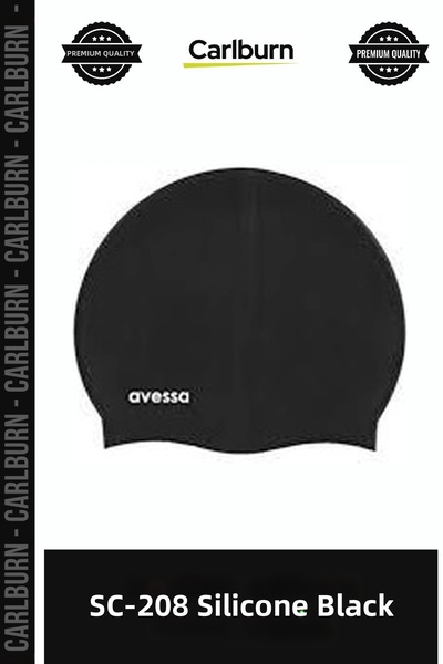 Carlburn Special Edition SC-208 Silicone Swimsuit, Black, Pool Style, Vacation