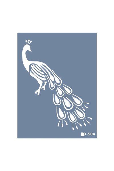 Cadence Boya D504، نموذج طائر الطاووس، سلسلة D، قالب رسم، 15 × 20 سم.